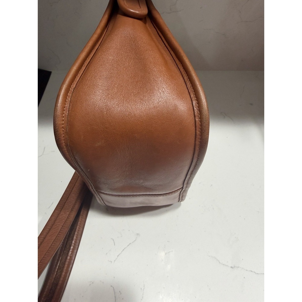 Vintage COACH 9950 Camel Brown Leather Shoulder Bag Janice Legacy  Glove-Tanned - Picture 4 of 12